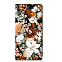 Smart Cover voor OnePlus 11 Dark Flowers - thumbnail