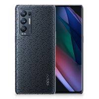 OPPO Find X3 Neo TPU bumper Stripes Dots - thumbnail