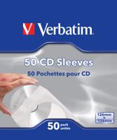 Verbatim 49992 CD-hoes 1 CD/DVD/Blu-Ray Wit Papier 50 stuk(s)