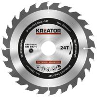 Kreator KRT020416 Cirkelzaagblad D190mm 24T | Zaagblad cirkelzaag hout