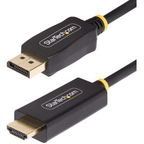 StarTech.com 1m DisplayPort naar HDMI Adapter Kabel, 4K 60Hz met HDR, DP naar HDMI 2.0b, Actieve Vid