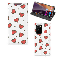 Samsung Galaxy Note 20 Ultra Hoesje met Magneet Hearts - thumbnail