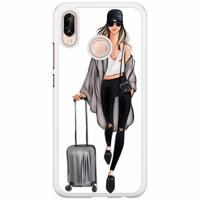 Huawei P20 Lite hoesje - Travel girl