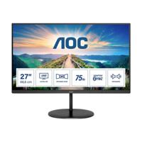 AOC U27V4EA LED-monitor Energielabel F (A - G) 68.6 cm (27 inch) 3840 x 2160 Pixel 16:9 4 ms HDMI, DisplayPort, Hoofdtelefoonaansluiting IPS LED