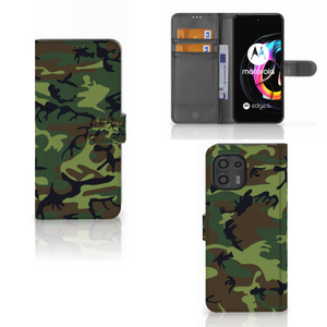 Motorola Edge 20 Lite Telefoon Hoesje Army Dark