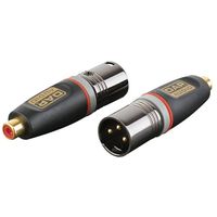 DAP Xcaliber XGA34 XLR male naar RCA female adapter - thumbnail