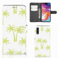 Samsung Galaxy A70 Hoesje Palmtrees