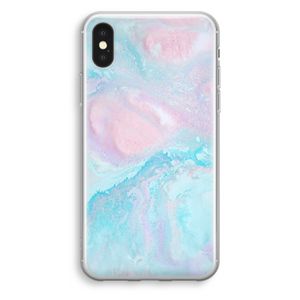 Fantasie pastel: iPhone X Transparant Hoesje