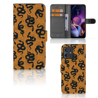 Telefoonhoesje met Pasjes voor Motorola Moto G54 Snakes