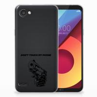 LG Q6 | LG Q6 Plus Silicone-hoesje Gun Don't Touch My Phone