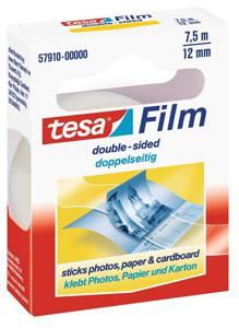 tesa 57910-00000-02 Dubbelzijdige tape tesafilm Transparant (l x b) 7.5 m x 12 mm 1 stuk(s)