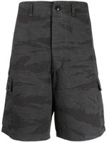 Maharishi short cargo à imprimé camouflage - Noir - thumbnail