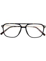 TOM FORD Eyewear lunettes de vue à monture aviateur - Marron