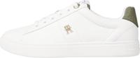 Tommy Hilfiger - Damessneakers met monogram-details, Wit, 39 EU