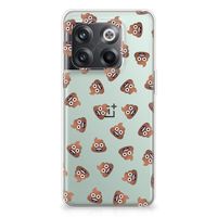 TPU bumper voor OnePlus 10T Poep Emojis - thumbnail