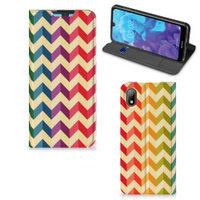 Huawei Y5 (2019) Hoesje met Magneet Zigzag Multi Color - thumbnail