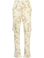 Patrizia Pepe pantalon cargo à motif camouflage - Vert