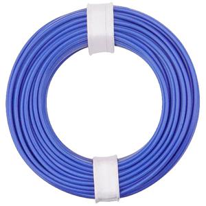 Donau Elektronik 150-012 Draad 1 x 0.50 mm² Blauw 10 m