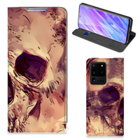 Mobiel BookCase Samsung Galaxy S20 Ultra Skullhead - thumbnail