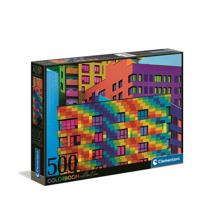 Clementoni Squares - Colorboom collection legpuzzel 500 stukjes