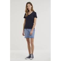 Tommy Hilfiger T-shirt van biologisch katoen donkerblauw