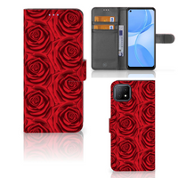 OPPO A73 5G Hoesje Red Roses - thumbnail