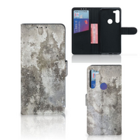 Motorola G8 Power Bookcase Beton Print - thumbnail