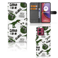 Telefoonhoesje met Pasjes voor Motorola Moto G84 Dinosaurus - thumbnail