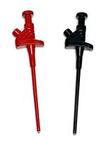 SKS Hirschmann KLEPS 30 Set krokodillentang, 4 mm, CAT I, zwart, rood