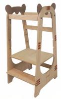 Mamatoyz meegroei-trapje Learning Tower Tijger 45 x 100 cm hout