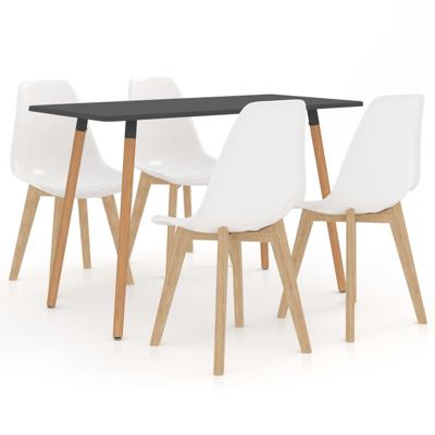 vidaXL 5-delige Eethoek wit vidaXL 5-delige Eethoek wit