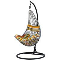 Viking Choice  Schommelstoel smal wit zwart