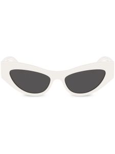 Dolce & Gabbana Eyewear lunettes de soleil à monture papillon - Blanc