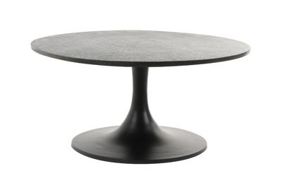 Light & Living Salontafel Rickerd Ø76cm - Antiek Zwart - Rond