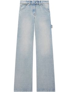 Courrèges jean à coupe évasée - Bleu