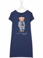 Ralph Lauren Kids robe Polo Bear à manches courtes - Bleu - thumbnail