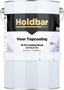 Holdbar Vloer Topcoating Zijdeglans Antislip (Extra grof) 2,5 kg