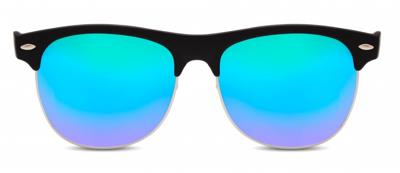 CWI zonnebril unisex wayfarer zwart/blauw (CWI668) CWI zonnebril unisex wayfarer zwart/blauw (CWI668)