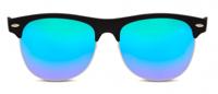 CWI zonnebril unisex wayfarer zwart/blauw (CWI668)