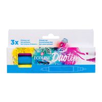 Duotip marker Ecoline primair set 3 kleuren - thumbnail