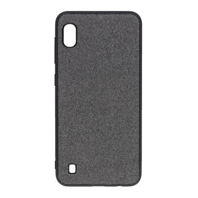 Shop4 - Samsung Galaxy A10 Hoesje - Harde Back Case Denim Grijs