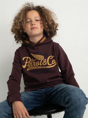 50% korting - Petrol Industries Jongens Geborduurde Hoodie Syrup - 140