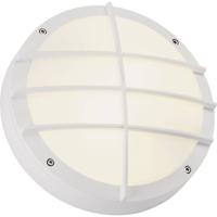 SLV Bulan Grid 229081 Buitenlamp (wand) Spaarlamp, LED E27 50 W Wit - thumbnail