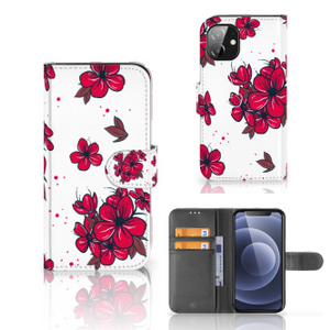 Apple iPhone 12 Mini Hoesje Blossom Red