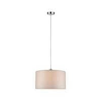 Paulmann Tessa 70924 Hanglamp LED E27 60 W Crème, RVS (geborsteld) - thumbnail