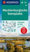 Wandelkaart 865 Mecklenburgische Seenplatte | Kompass