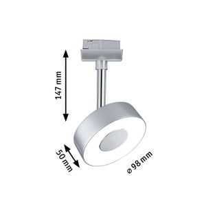 Paulmann Spot Circle 230V-railsysteem lamp URail 5 W LED Chroom (mat)