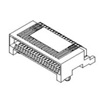 Molex 755860002 Female header, inbouw (standaard) Totaal aantal polen: 68 Rastermaat: 0.80 mm Inhoud: 1 stuk(s) Tape on Full reel - thumbnail