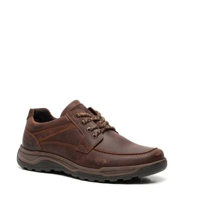 Hush Puppies leren veterschoenen bruin
