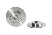 Remschijf BEARING DISC LINE BREMBO, Remschijftype: Massief, u.a. für Renault